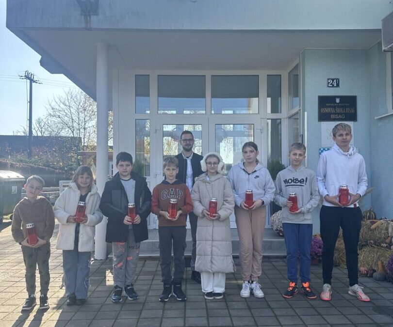 OBILJEŽAVANJE DANA SJEĆANJA NA ŽRTVU VUKOVARA I ŠKABRNJE U OŠ BISAG